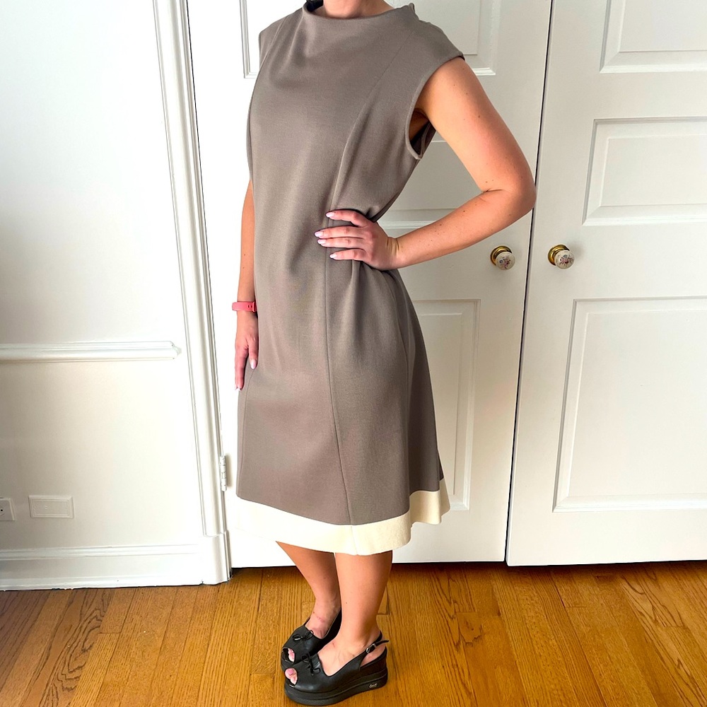 St. John Collection size 12 wool & rayon stitch dress